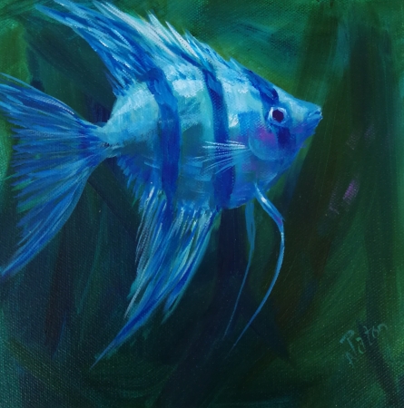 Deep Diving by artist Nancy Paton